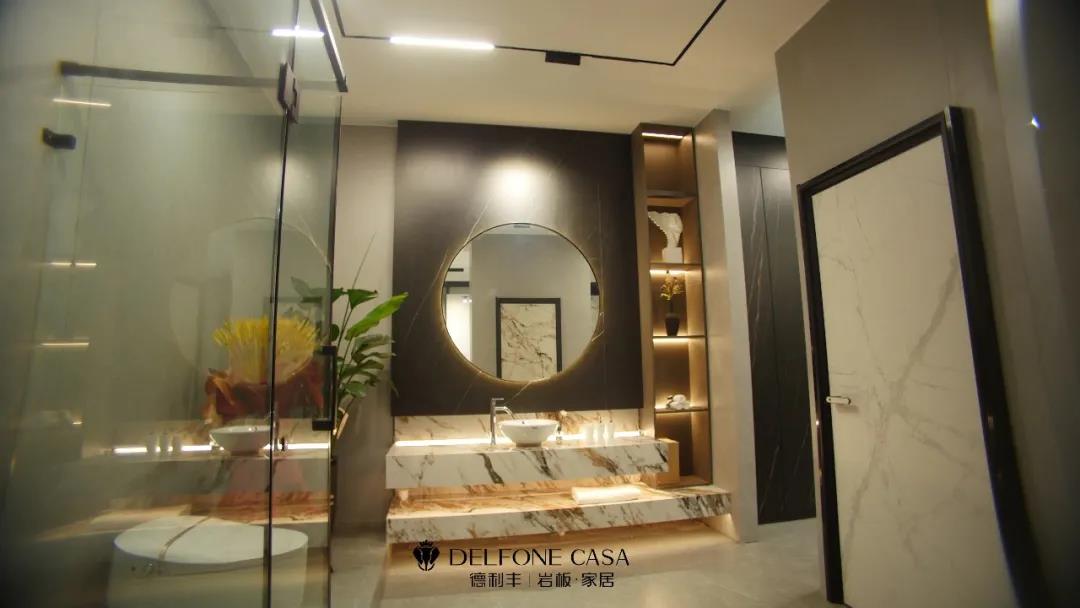 探店速遞 | 德利豐滕州巖板展館，呈現(xiàn)獨(dú)特空間美感