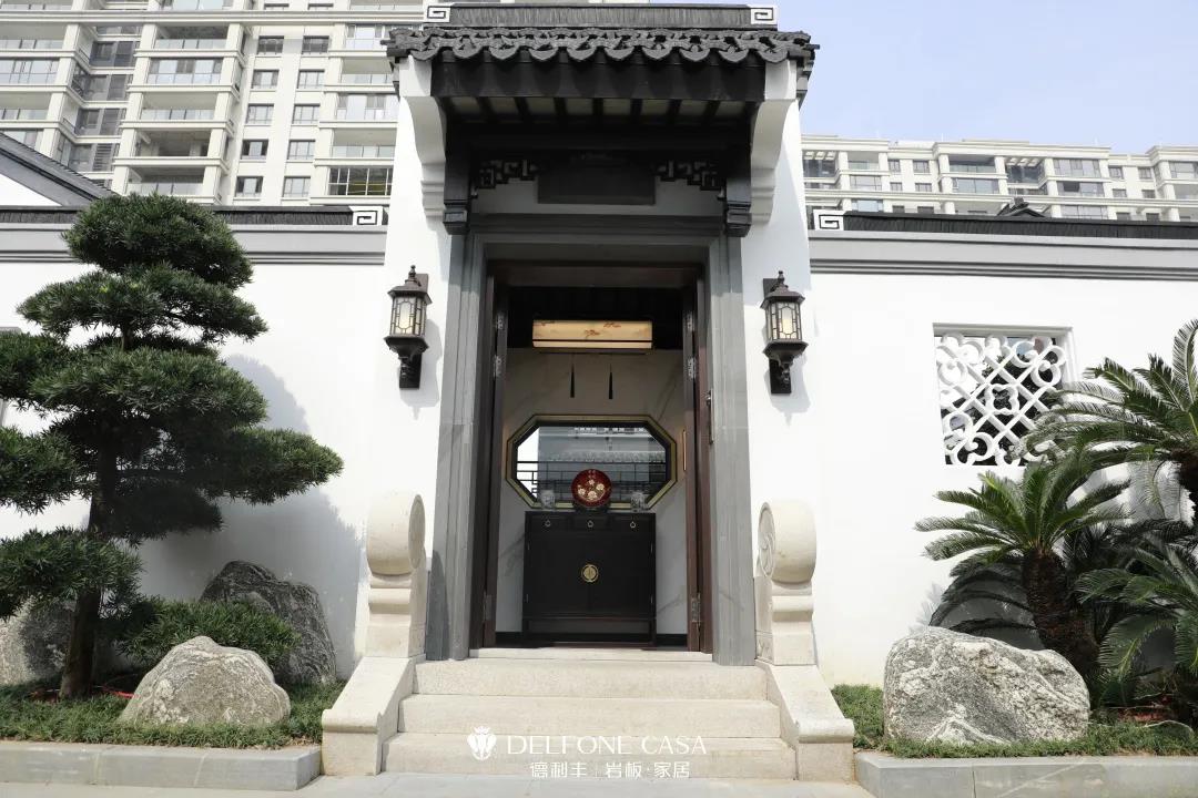 家裝案例 | 280㎡蘇州園林式巖板別墅，古典尊貴，古色古香(圖2)